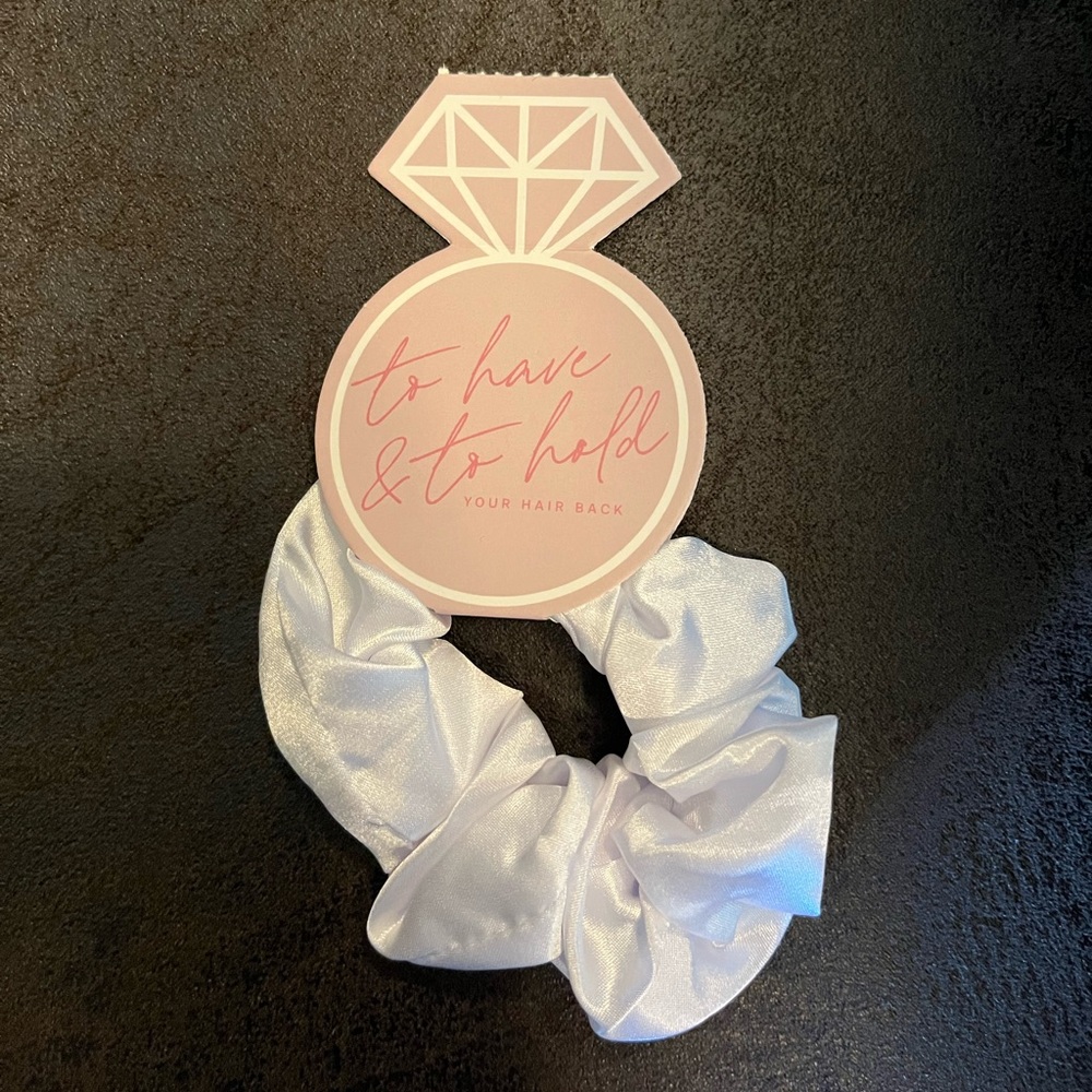 Bridal scrunchie